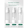 Bouteille à pompe transparente sans air pour crème… – vue 6