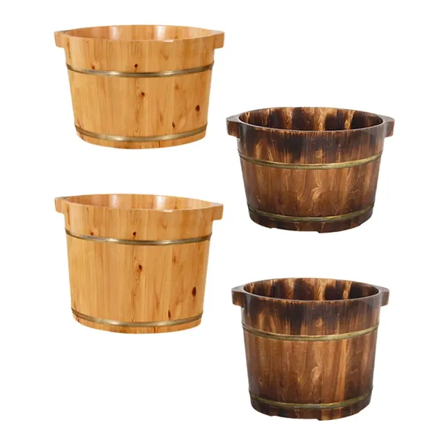 Baignoire pieds bois massif épais robuste portable… – vue 2