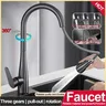 Mitigeur cuisine monobloc col cygne noir mat douchette… – vue 2