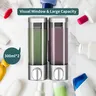 Double distributeur de savon liquide en plastique – vue 6
