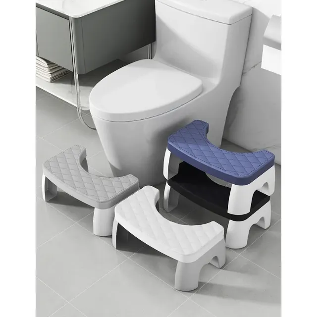 Marchepied WC ergonomique plastique rigide blanc plateau… – vue 2