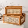 Boîte de rangement en bois massif pour cuisine et bureau – vue 2