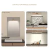 LED en bois veilleuse miroir avant lumière de… – vue 3