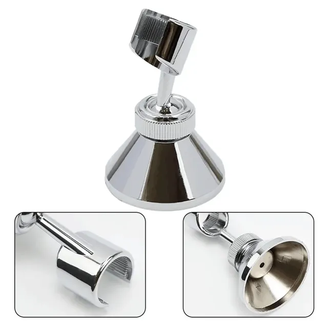 Support de pomme de douche chromé – vue 2