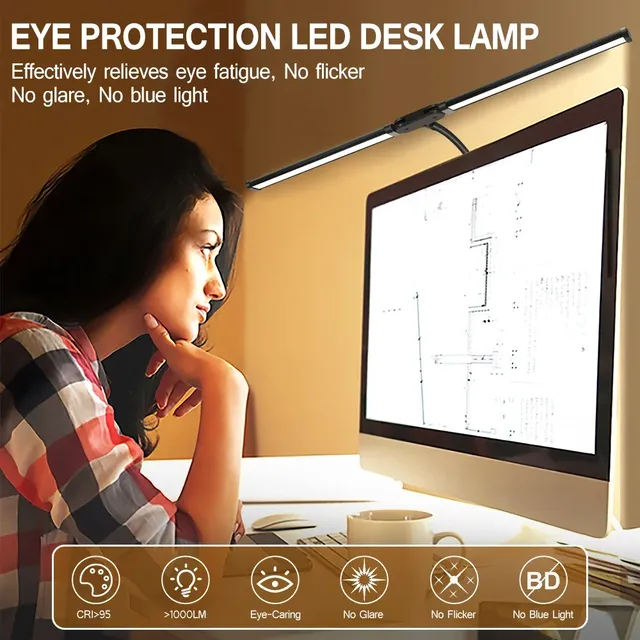 Lampe de bureau LED à Double tête – vue 2