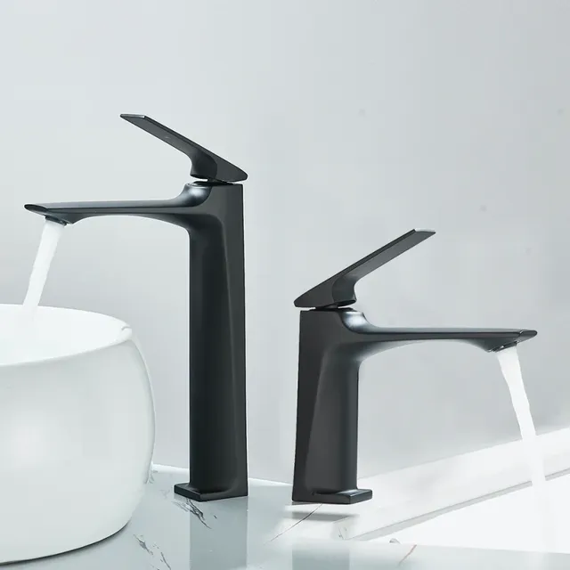 Robinet d'évier de salle de bains noir pour cuisine à… – vue 2