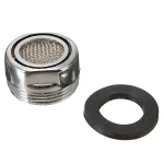 Aérateur de robinet à économie d&rsquo;eau 19/21/23mm, boîtier de filtre de robinet chromé avec joint de filtre, bec de barboteur, buse de grue de filtre de robinet