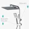 Colonne douche thermostatique chromée carrée grand… – vue 6