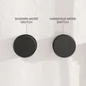 Robinet de salle de bains mural de luxe en laiton brossé… – vue 5