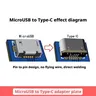 Carte adaptateur M85k MicroUSB TypeC – vue 3