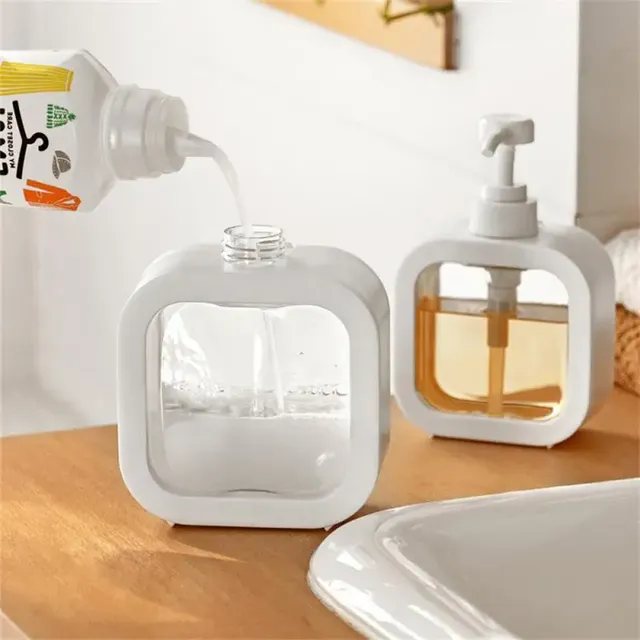 Distributeur à pompe à main en plastique liquide Regina – vue 6