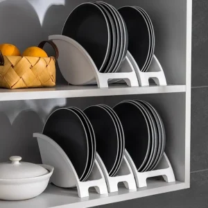 Organisateur d’armoire de cuisine réglable, assiette, support de séchage de la vaisselle, support de rangement de couverts pour comptoir d’évier, gain de place Organisateur d’armoire de cuisine réglable, assiette, support de séchage de la vaisselle, support de rangement de couverts pour comptoir d’évier, gain de place