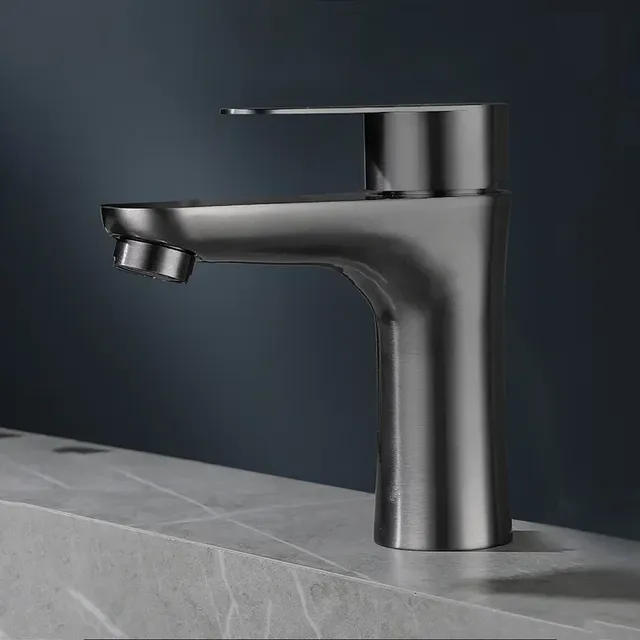Robinet d'eau à poignée unique en acier inoxydable – vue 5