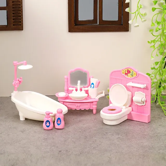 1 ensemble 1:12 maison de poupée Miniature baignoire… – vue 3