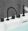 HOBath-Robinet d'eau monté sur pont en laiton gris de luxe – vue 5