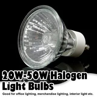 Halogène projecteur ampoule boîtier en verre 20w 35w 50w chaud blanc…