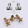 Robinet mitigeur d'eau chaude et froide en laiton Antique – vue 4