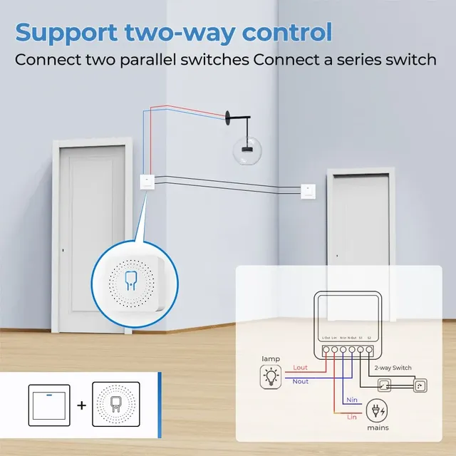 Mini commutateur WiFi bricolage pour maison intelligente – vue 4