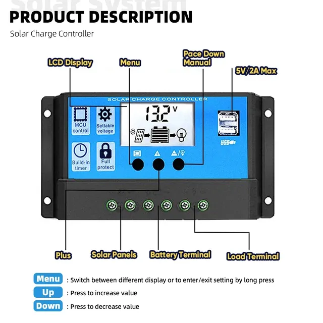 Kit de système solaire combiné 6000W – vue 3