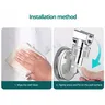 Support pommeau douche ventouse réglable mural chromé… – vue 5