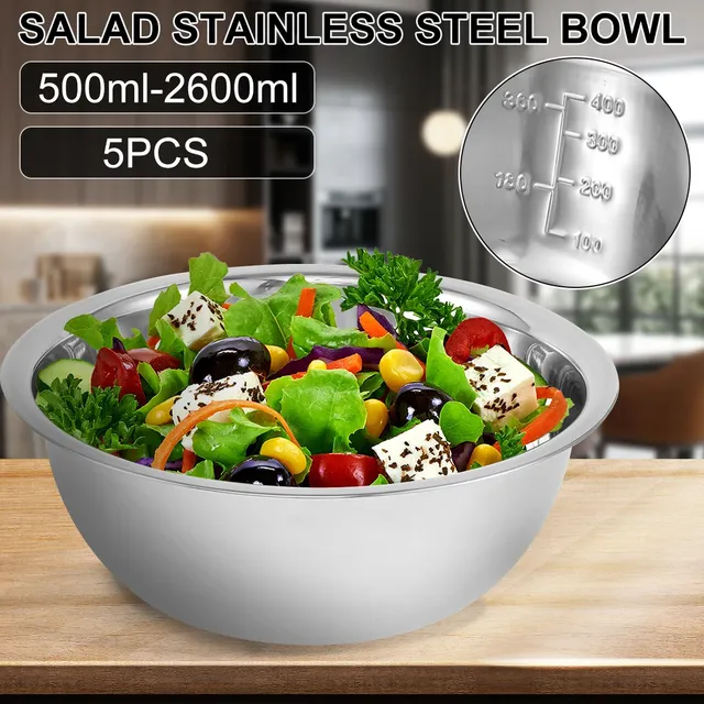 Ensemble de bols à mélanger pour salade – vue 4