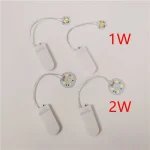 Mini petite ampoule à bricoler soi-même, bouton lumineux fait à la main, perles de couleur clignotante, lumière électronique LED