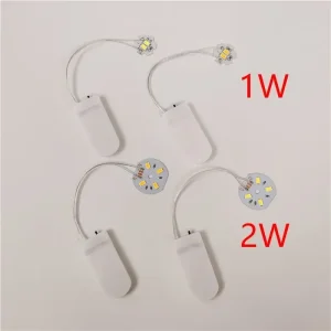 Mini petite ampoule à bricoler soi-même, bouton lumineux fait à la main, perles de couleur clignotante, lumière électronique LED