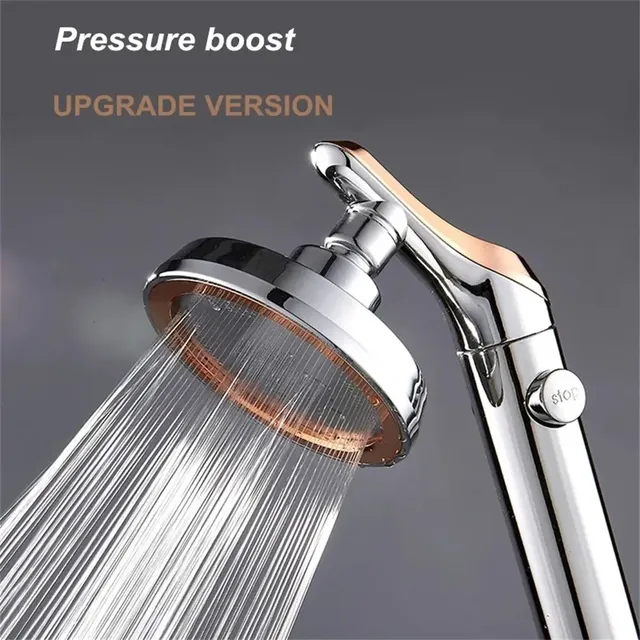 Pommeau douche main rotatif économiseur eau haute… – vue 2