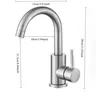 Robinet de lavabo de salle de bains en Nickel noir – vue 6