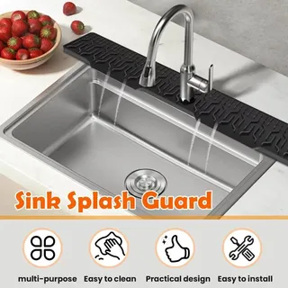 Protection contre les éclaboussures de robinet de cuisine en Silicone