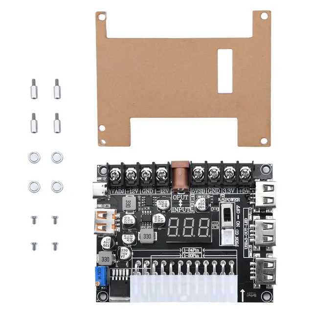 Carte adaptateur d'alimentation Atx 20/24 broches – vue 4