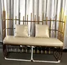 Banquette événementielle artdéco deux places barreaux… – vue 3