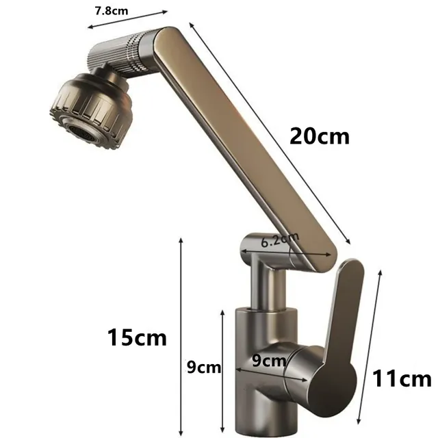 Robinet de lavabo de salle de bains – vue 3