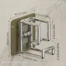 Crochets auto-adhésifs muraux pour lavabo – vue 5