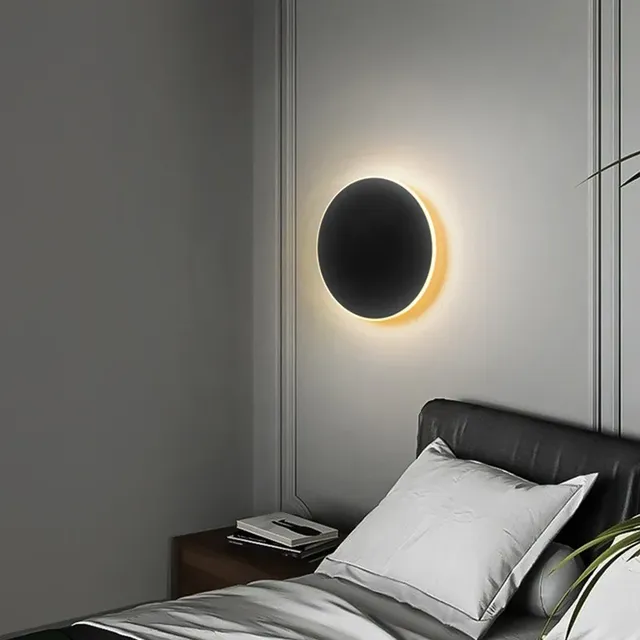 Applique murale ronde avec interrupteur tactile – vue 2