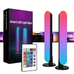 Lumière de ramassage rvb, lumières de rythme musicales, modèle Rechargeable par USB amélioré, décoration de noël, barre lumineuse rvb de bureau, rythme musical