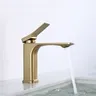 Mitigeur lavabo monocommande laiton brossé mat bec… – vue 2