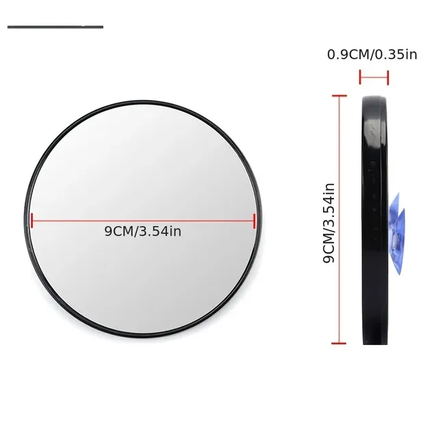 Miroir grossissant cinq dix quinze format poche ronde… – vue 2