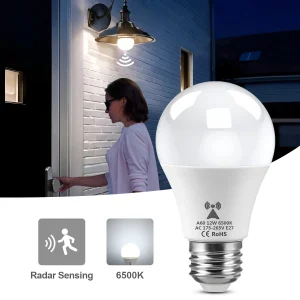 LED veilleuse Radar capteur ampoule E27 12W 220V 110V lampe de nuit Luz Led pour chambre escaliers couloir Cozinha éclairage LED veilleuse Radar capteur ampoule E27 12W 220V 110V lampe de nuit Luz Led pour chambre escaliers couloir Cozinha éclairage
