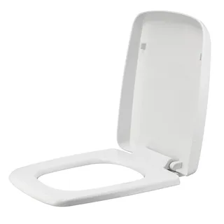 Siège de toilette en forme de D