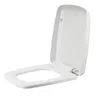Siège de toilette en forme de D – vue 1