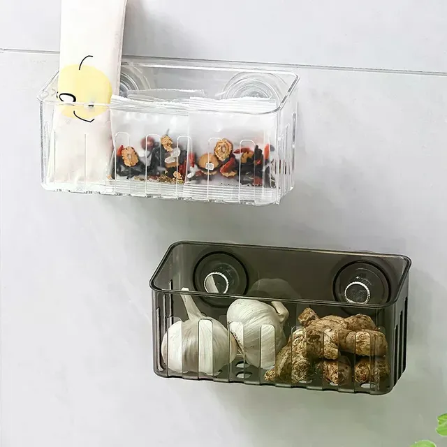 Support évier ventouse égouttoir panier multifonctionnel… – vue 5