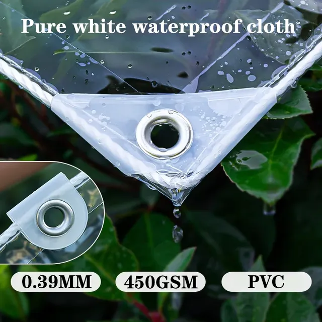 Feuille de bâche transparente en PVC