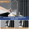 Robinet extractible de cuisine tout en cuivre – vue 5