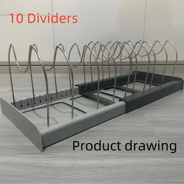 Organisateurs d'armoires de cuisine pour casseroles et… – vue 6