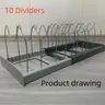 Organisateurs d'armoires de cuisine pour casseroles et… – vue 6