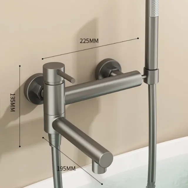 Robinet de baignoire-douche de salle de bains – vue 6