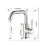 Robinet de cuisine en acier inoxydable – vue 6