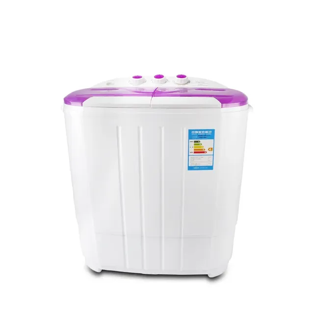 Mini lave linge portable double cuve semi automatique… – vue 3