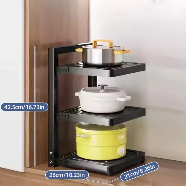 Support rangement casseroles sous armoire cuisine… – vue 6
